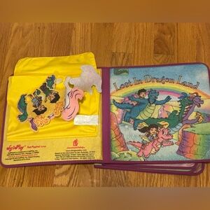 Vintage Dragon Tails Felt Play Book